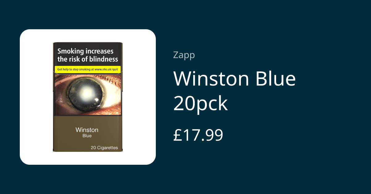winston banana cigarettes Steam Engine Tobacco 88 Nunu Box 6000 Vape Winston Blue 20pck | Zapp