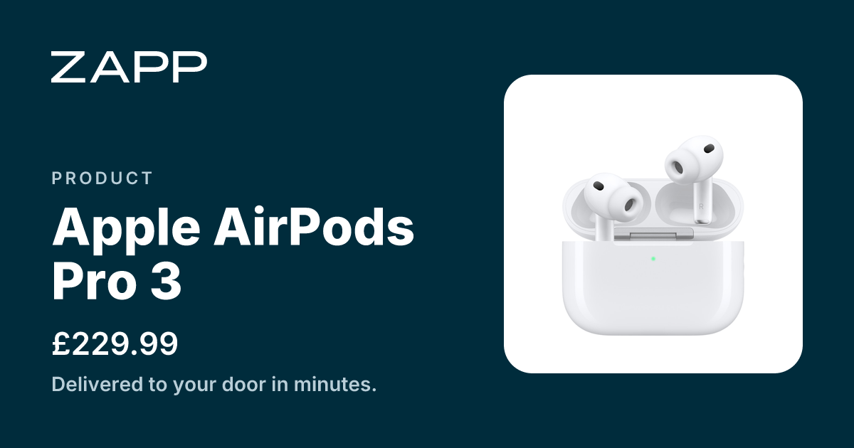 Apple AirPods Pro 3 | Zapp - Elevate Your Everyday 🩵