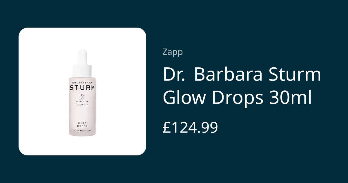 Dr. Barbara Sturm Glow Drops 30ml | Zapp - Elevate Your Everyday 🩵