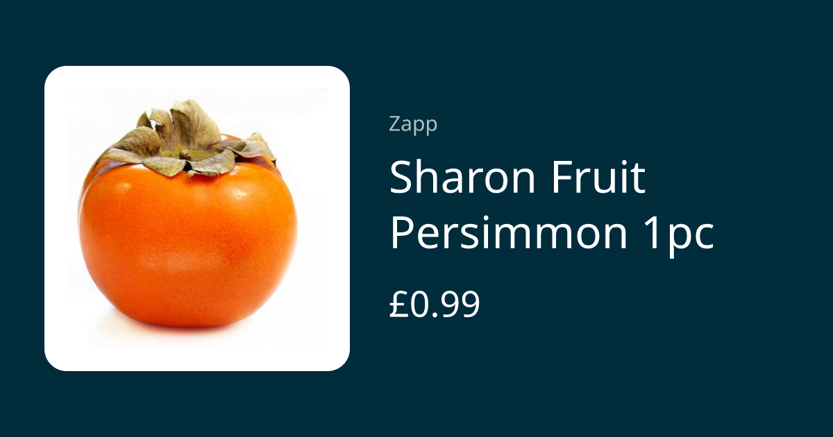 Sharon Fruit Persimmon 1pc | Zapp - Elevate Your Everyday 🩵